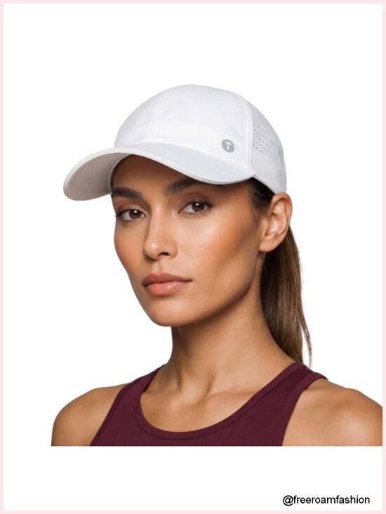 Cooling High Ponytail Running Hat UPF 50+ Breathable Golf Baseball Cap main image 5